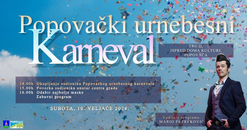 Poziv za sudjelovanje "Popovački urnebesni karneval" 2024.