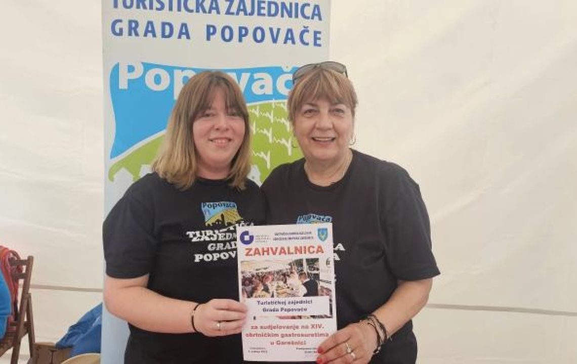 Turistička zajednica Grada Popovače predstavila se na XIV. Izložbi manifestacije Gastroflora u Garešnici