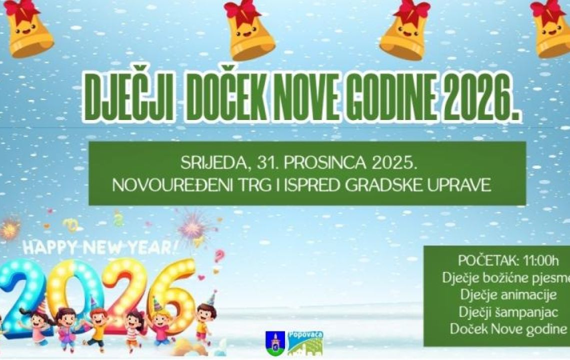 Dječji doček Nove godine 2026.